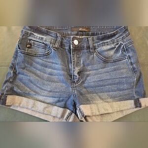 Kancan Women's Blue Denim Shorts